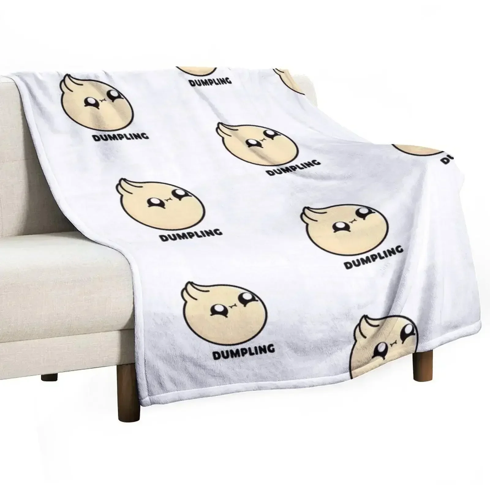 

Cute Cartoon Dumpling || Bao || Kawaii Throw Blanket for sofa for winter Baby Blankets