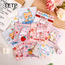TETP 50Pcs Colorful Ziplock Bags Birthday Gift Decoration Home Party Handmade Cookies Candy Headdress Package For Small Business