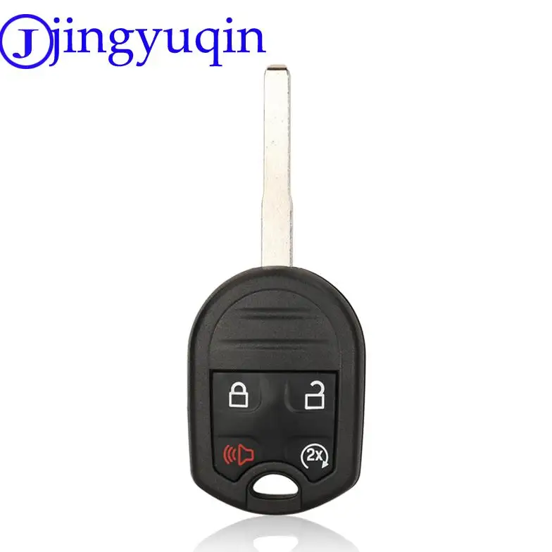 Jingyuqin Từ Xa 4B Chìa Khóa Xe Ô Tô Vỏ Da Ốp Lưng Dành Cho Xe Ford Escape Tập Trung C-Max Quá Cảnh HU101 Lưỡi Dao