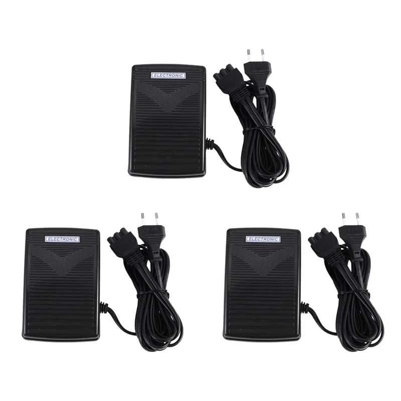 

A04G-3X педаль управления домашней швейной машиной с шнуром питания, педаль управления, вилка европейского стандарта, 200-240 В, черный