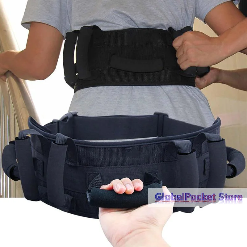 [TG823]Gait Belt Transfer Belt For Senior With 7 Handles Anti-Slip Transfer Belt For Elderly Lift Belt With Quick Release