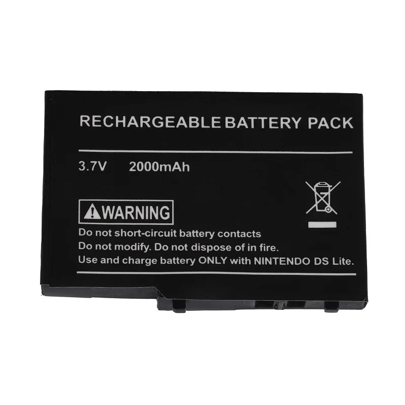 Batteria ricaricabile per batteria sostitutiva Nintendo NDS DS Lite con cacciavite per batteria NDSL DSL 2000mAh per NDSL