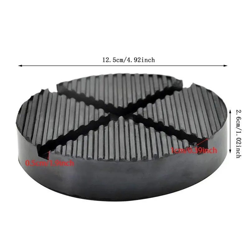 Auto Jack Gummi Pad Universal Auto Lift Jack Ständer Gummi Pads Rahmen Schutz Boden Schlitz Schlitz Pinch Schweißen Seite Hebe Disk – Detail 2