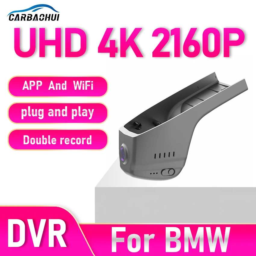 

For BMW X7 x5 g05 3 series 330e 2019-2024 Front and Rear 4K Dash Cam Camera Recorder Dashcam WIFI Car Dvr Recording Devices