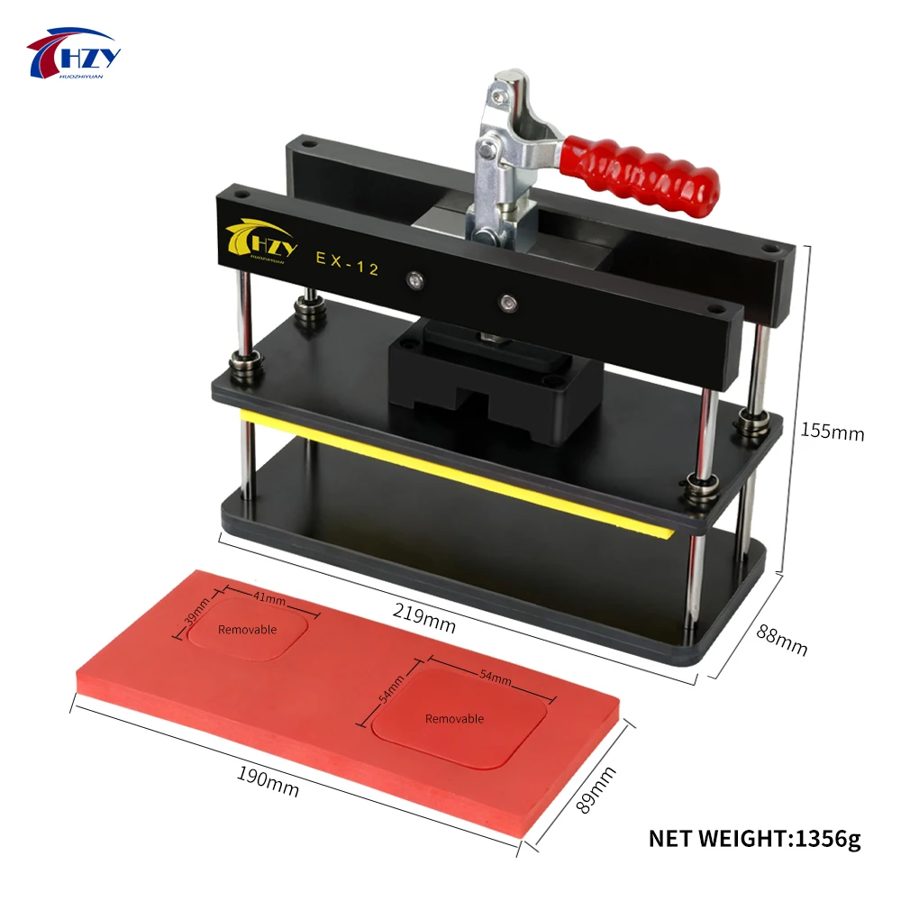 HZY EX-12 Universele drukhoudplatform Bevestigingsarmatuur voor mobiele telefoon LCD-scherm Achterkant Reparatie Handgereedschap