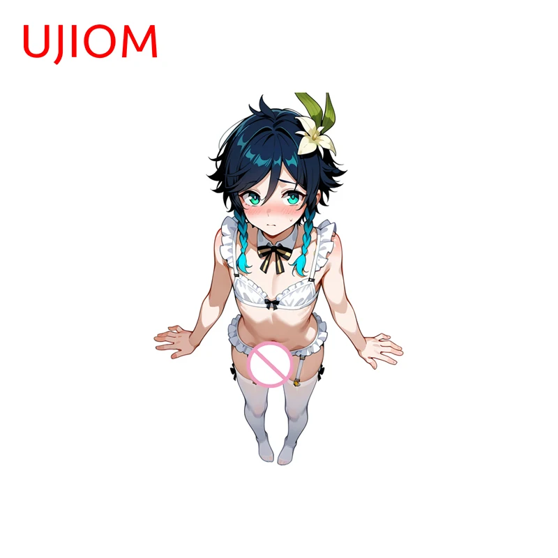UJIOM Venti Genshin Impact Wall Sticker Wardorbe Sofa Wall Durable Femboy Sunscreen PVC Decal Lounge Area Adhesive Wallpaper