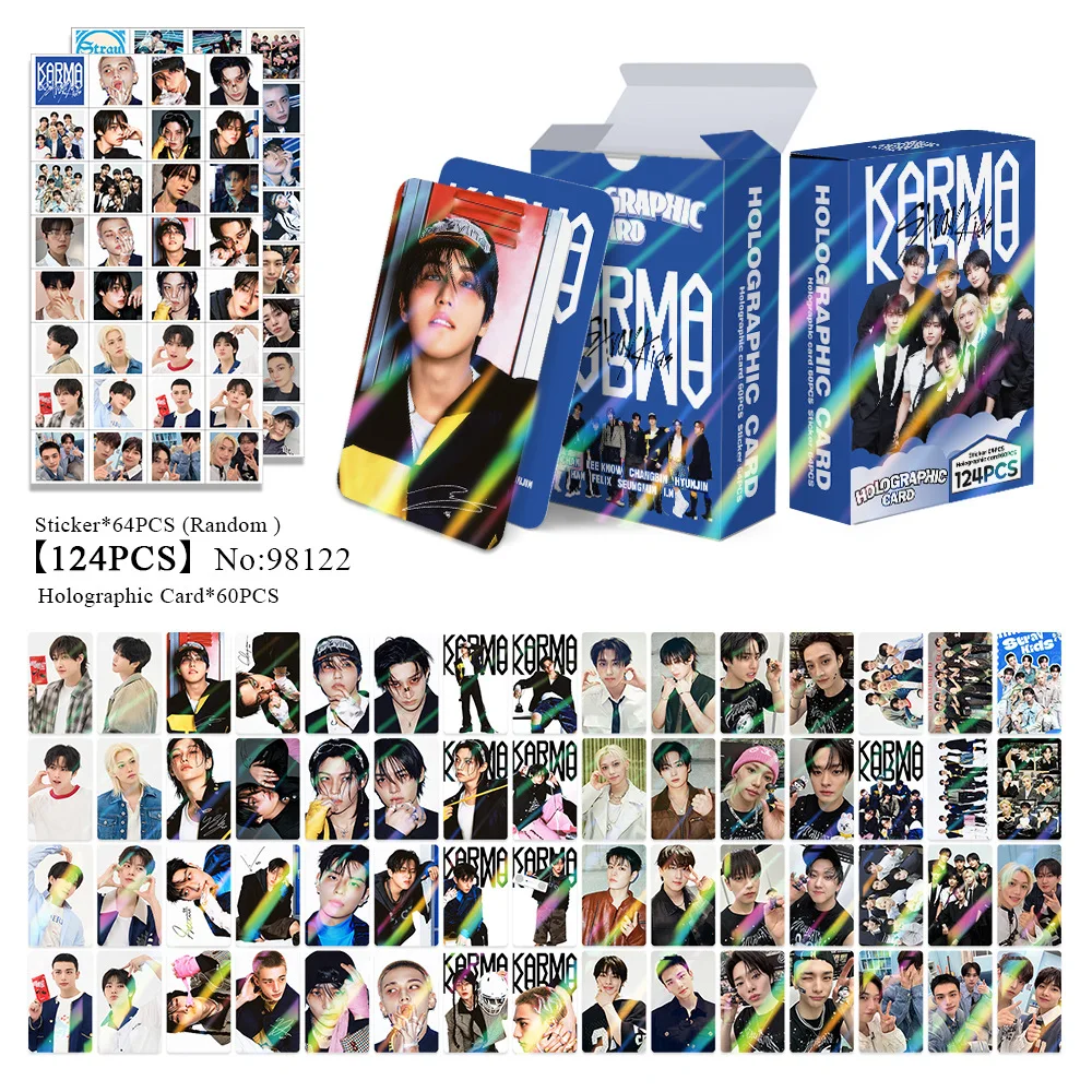 

124Pcs Skzoo Card Card Hot Boy Group Album "DO IT"Photocards Lomo Hyunjin Felix LeeKnow Han BangChan Album Fans Gifts