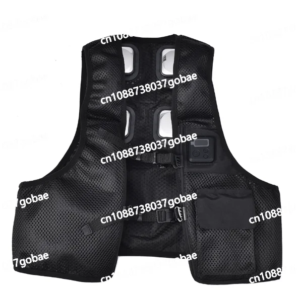 Rechargeable semiconductor heating and cooling vest outdoor portable portable intelligent heating clothes