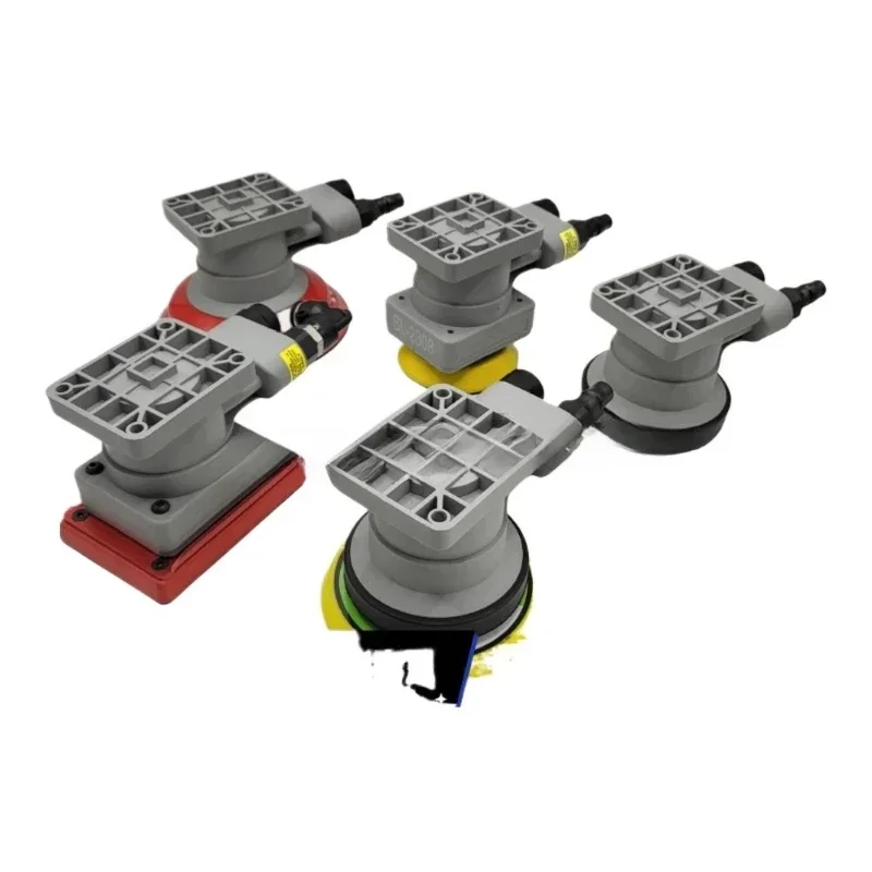 Automatic, Pneumatic Grinder, Robotic Arm, Dry Grinding Head Robotic Hand 3/4/5/6 Inch, Square Polisher Vacuum