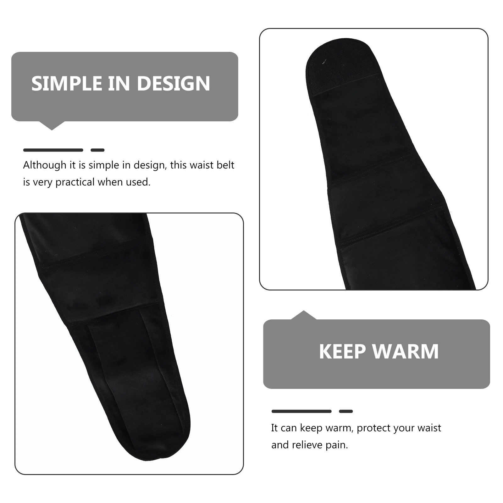 

Waist Support Belt Winter Thermal Lumbar Warmer Adjustable Breathable Waistband For Back Abdomen Pain Relief Office Outdoor