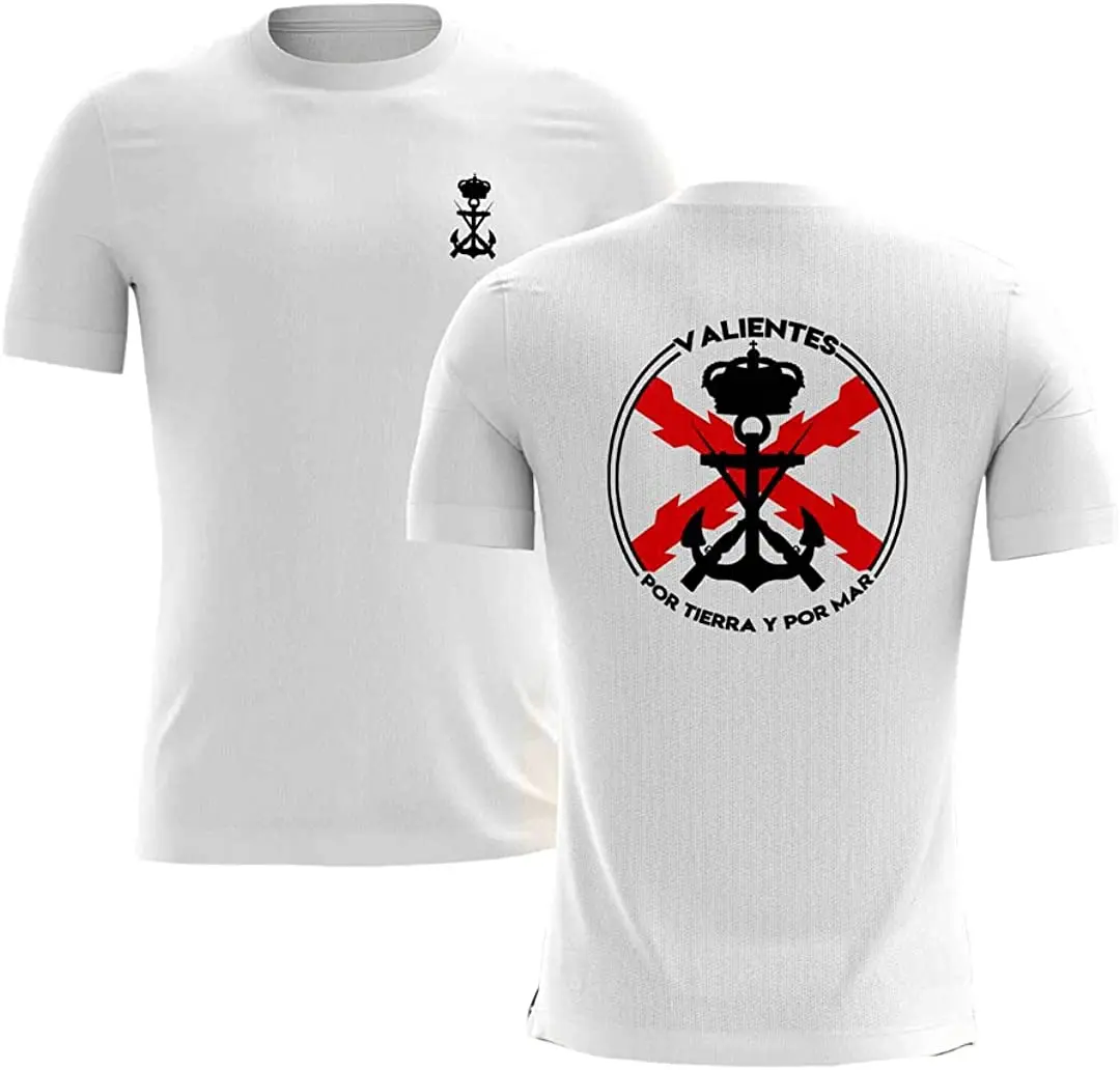 

Camiseta De Infantería De Marina Española. Armada Española, Marina De Guerra. Camiseta 100% Algodón, Fuerzas Armadas Españolas.