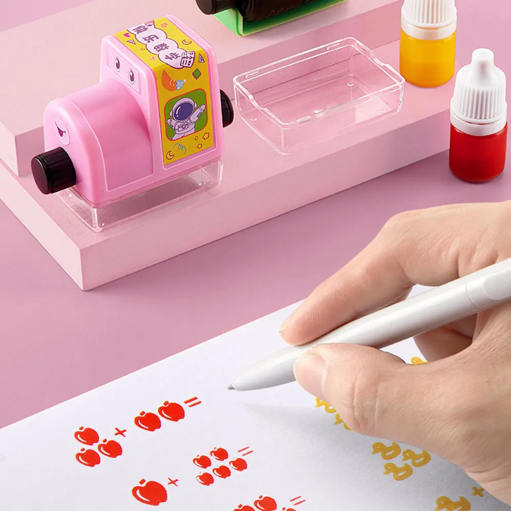 Brain Improvement Device for Kids, Math Roller Stamp for Kids