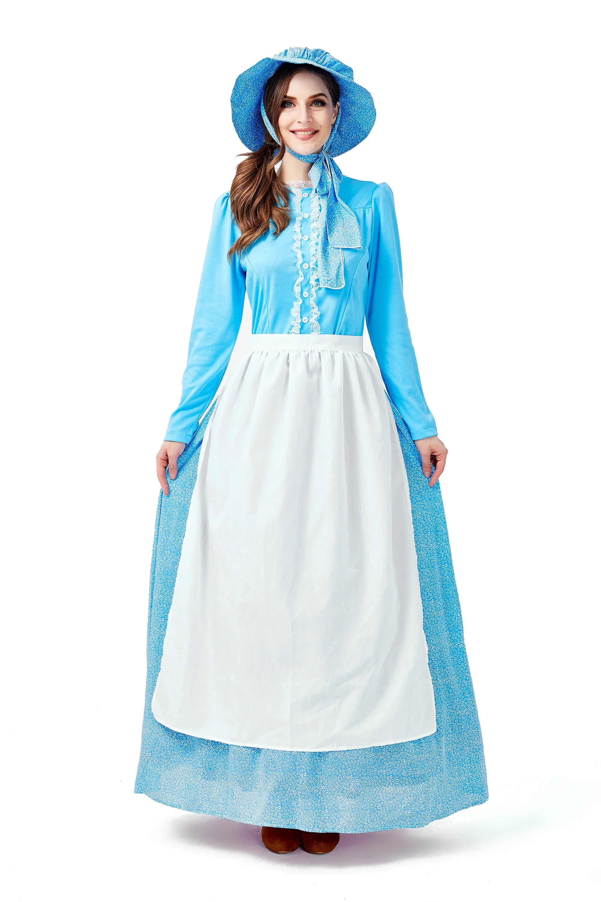 

Pioneer Women Prairie Pilgrim Olden Day Colonial Costume