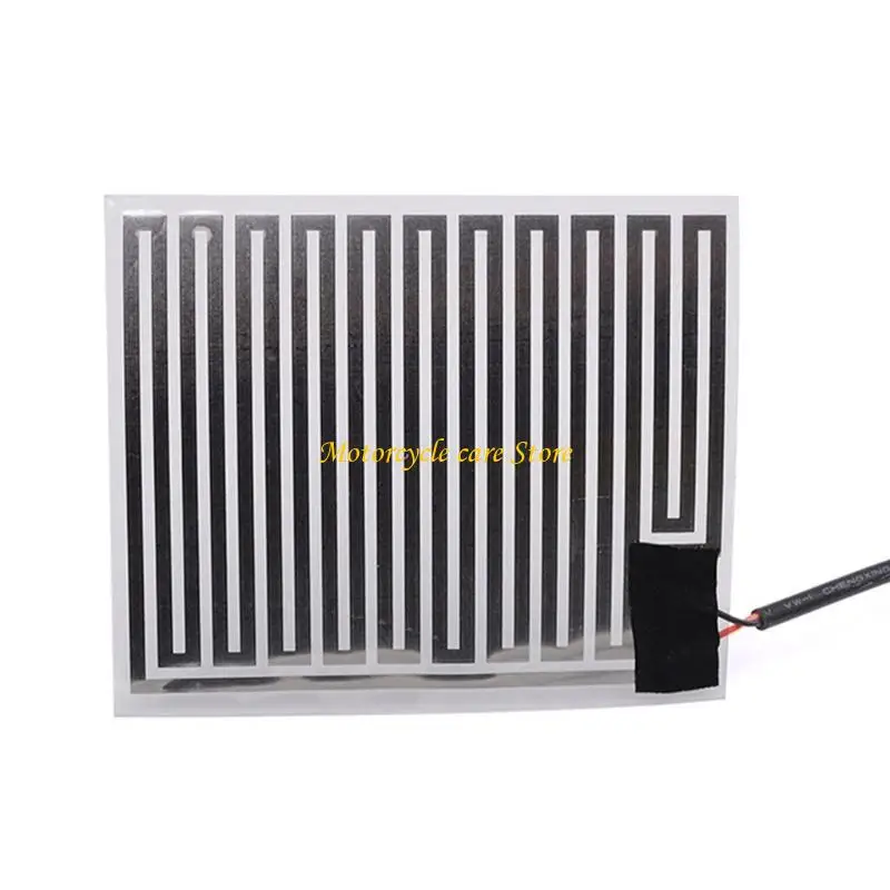 U75F Winter Motorbike Electric Heated Pad 12V Electric Handlebar Grips Warmer Wearproof Heating Pads