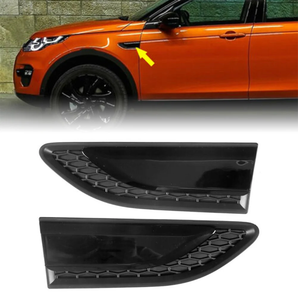 1Pair Car Front Side Fender Grille Vent Duct Louver For Land Rover Discovery Sport L550 2015 2016 2017 2018 2019 2020 2021