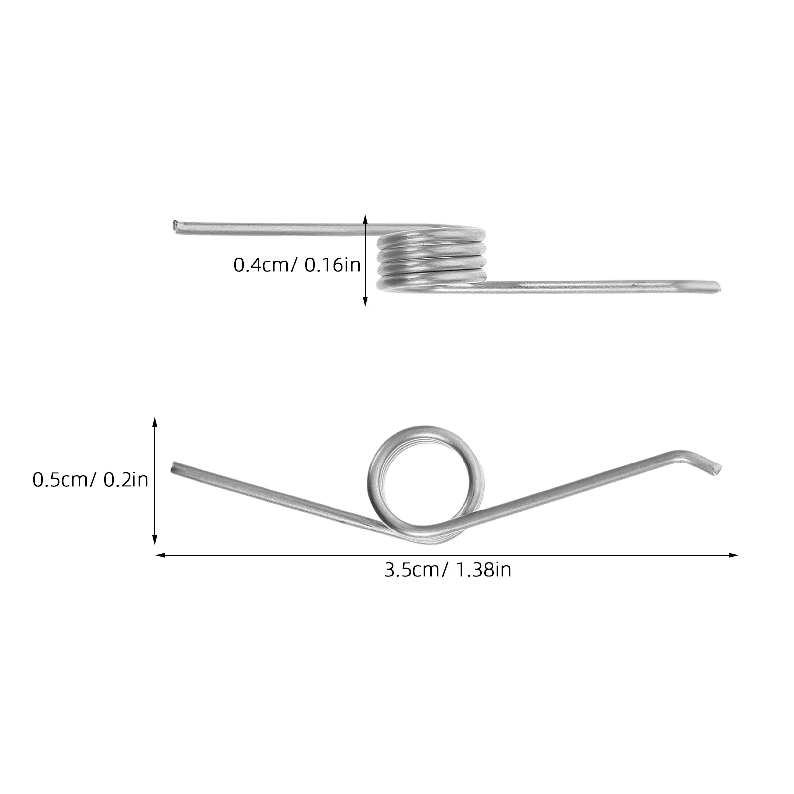 4 قطعة غطاء صندوق القمامة الربيع استبدال الثقيلة المعادن الالتواء الربيع ل سلة المهملات غطاء إصلاح دواسة القدم الصحافة اليد