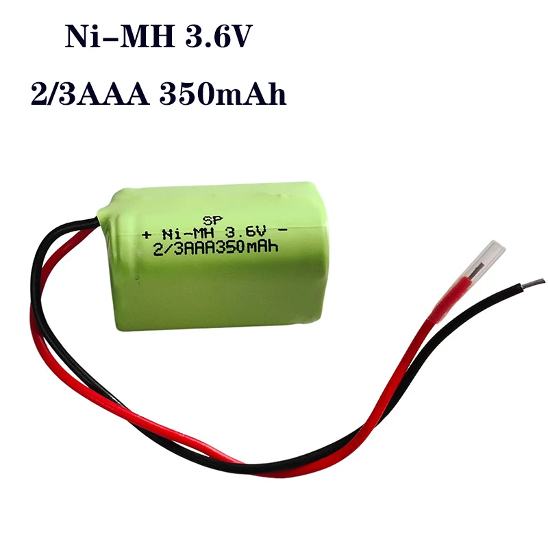 

Rechargeable 2/3AAA 350mAh Ni-MH 3.6V Strong Light Flashlight Lnstrument 2/3 AAA Replacement Battery pack