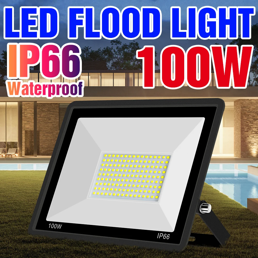 

Led Outdoor Floodlight 220V Garden Wall Street Lights 10W 20W 30W 50W 100W IP66 Waterproof Led Wall Lamp Reflector Spotlights