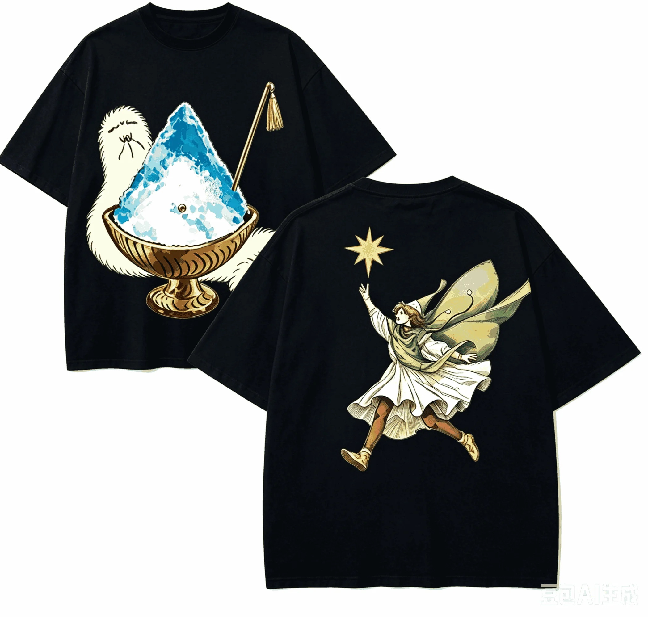 Witch Hat Atelier Anime Lover T-shirt Harajuku Cotton New Model High Street Fashion Oversized Unisex Comfortable Sleeves Classic