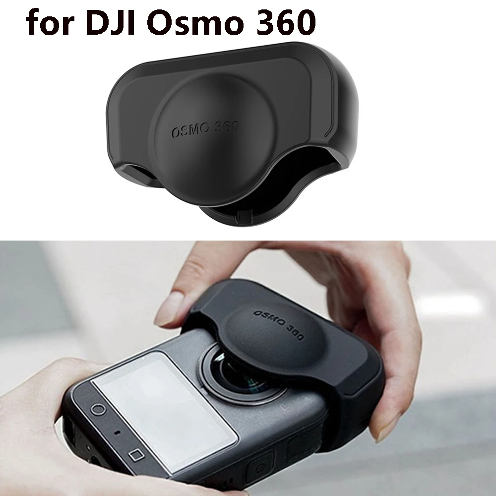 

For DJI Osmo 360 Silicone Lens Cap Panoramic Camera Lens Protective Cover Anti-scratch Dustproof Case for DJI Osmo 360 Accessory