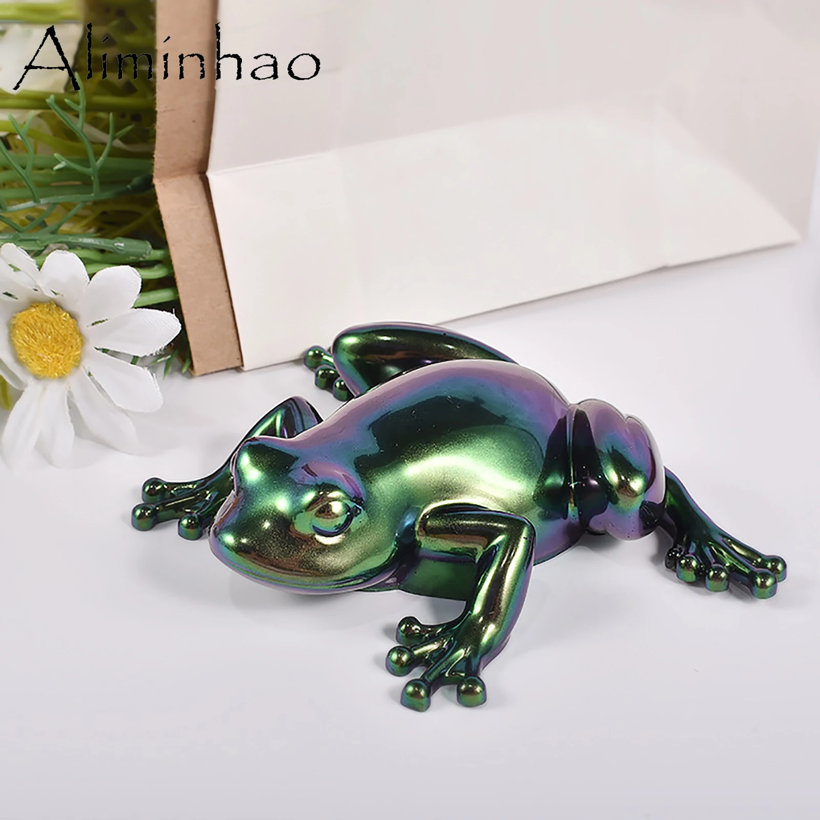 M0054 Resin Molds Easter 3D Frog Lizard Snail Small Animal Ornaments Silicone Mold for Decoration Home