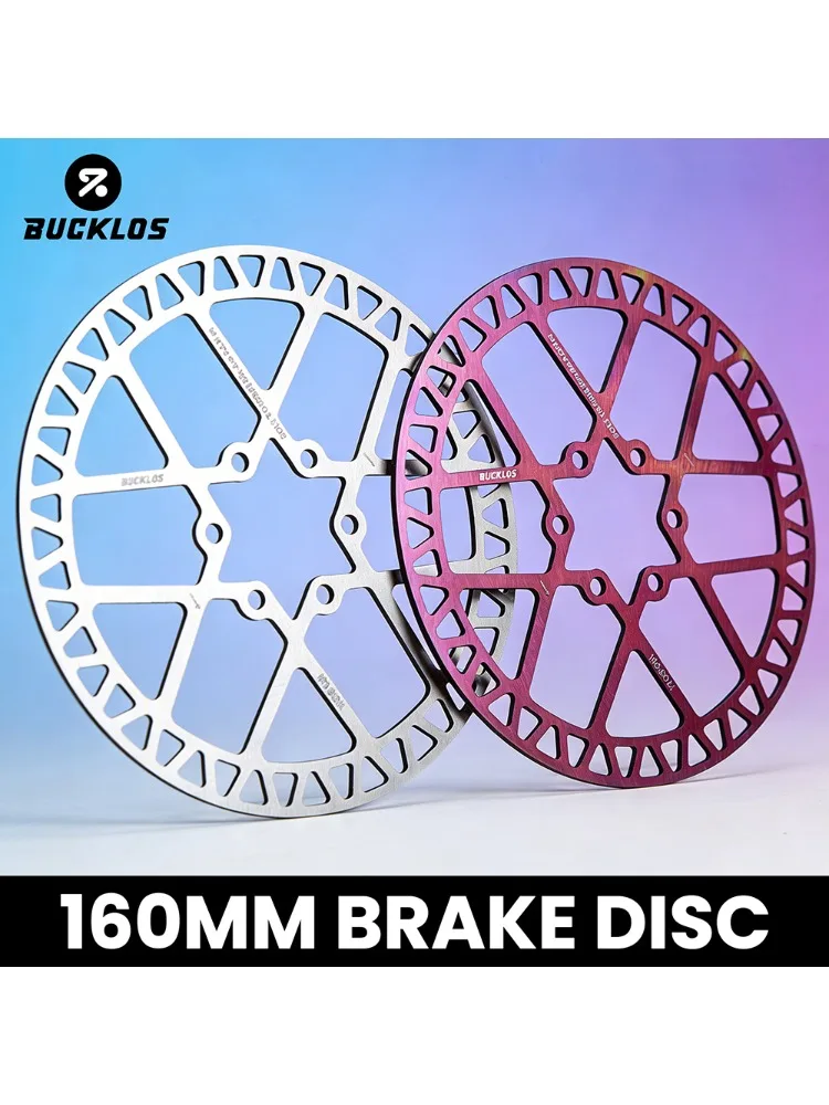 AliExpress MTB Bike Brake Rotor 6 Bolts BUCKLOS 160mm Hydraulic Brake Disc Wear-resistant Mountain Road Bicycle Disk Rotor 160 Cycling Part