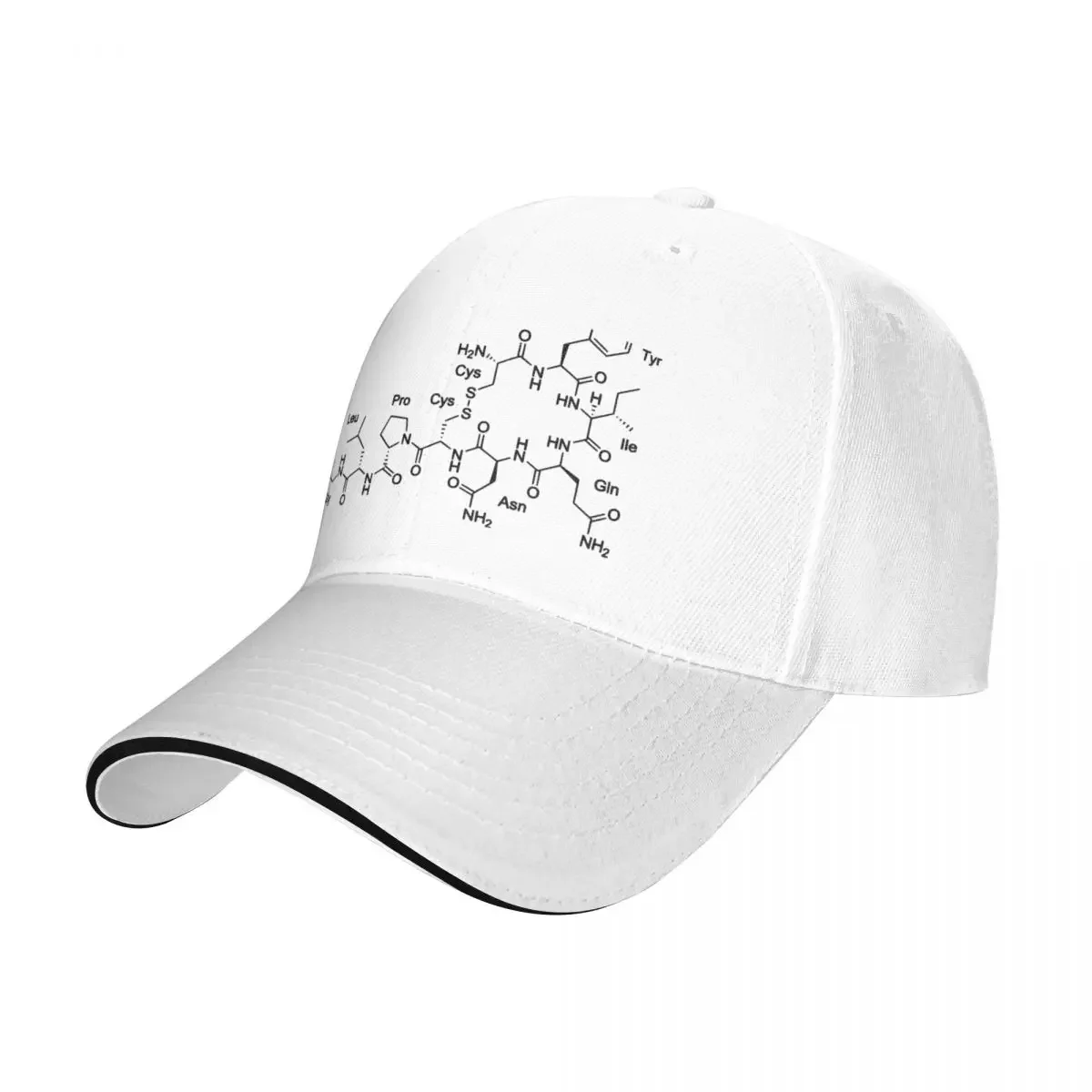 Oxytocin Molecule Cap Baseball Cap Visor funny hat golf hat women winter Men's