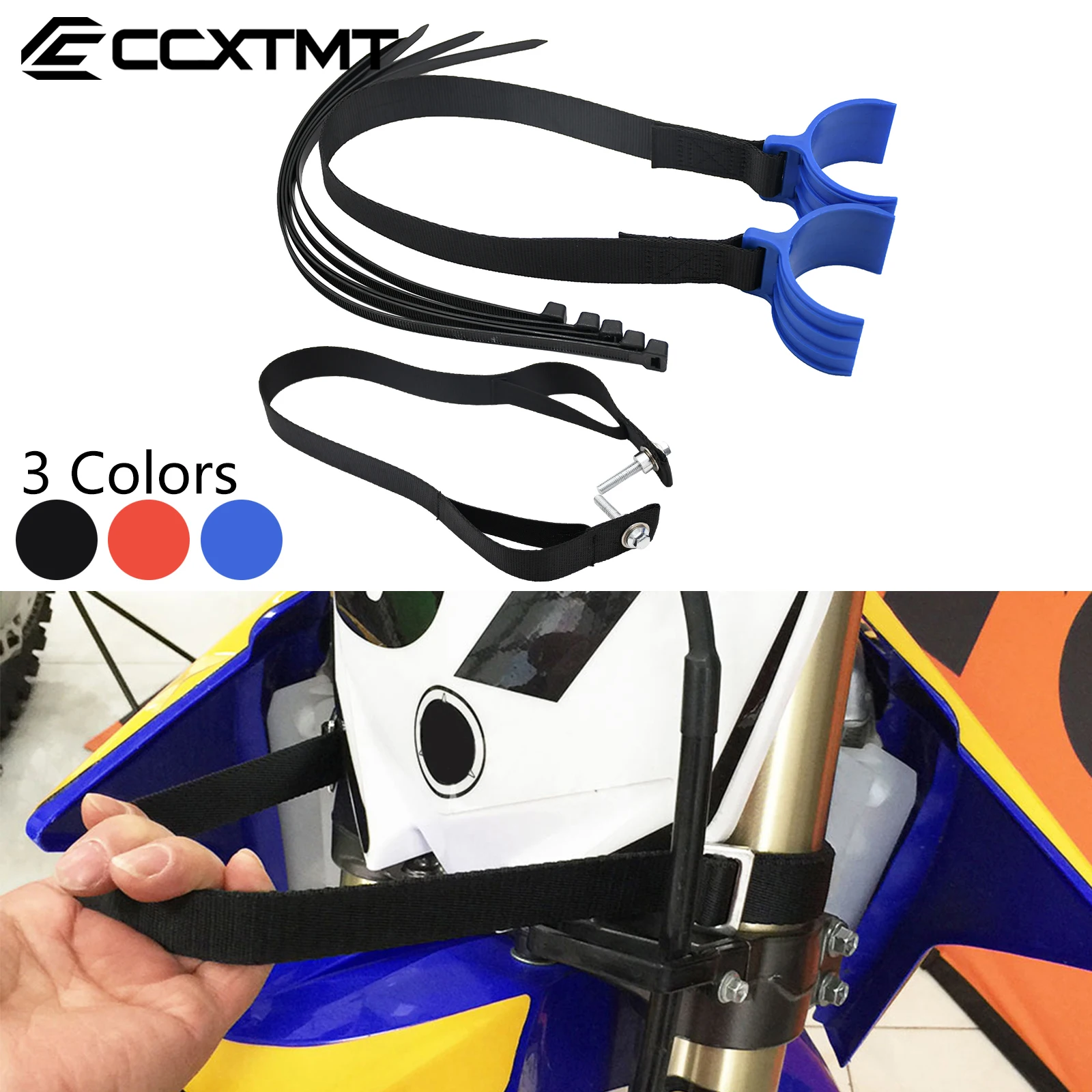 Correia de resgate dianteira e traseira para motocicleta, cinto de estilingue para honda yamaha kawasaki suzuki ktm cr crf yz yz yzf exc sxf xcf kx kxf