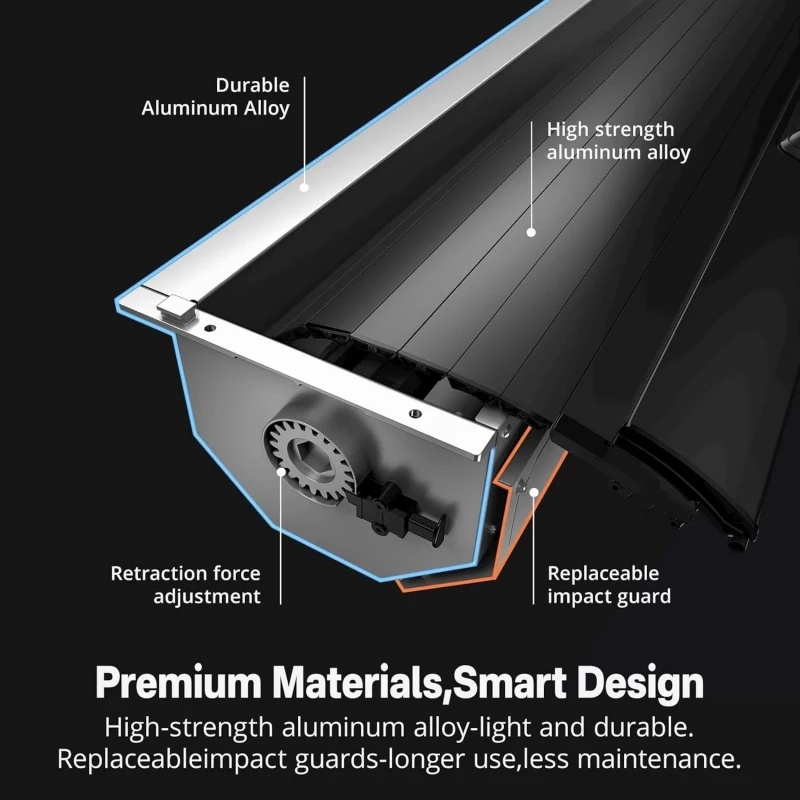 Waterproof Electric Retractable Truck Bed Lid Remote Control Locking Function Fit Musso