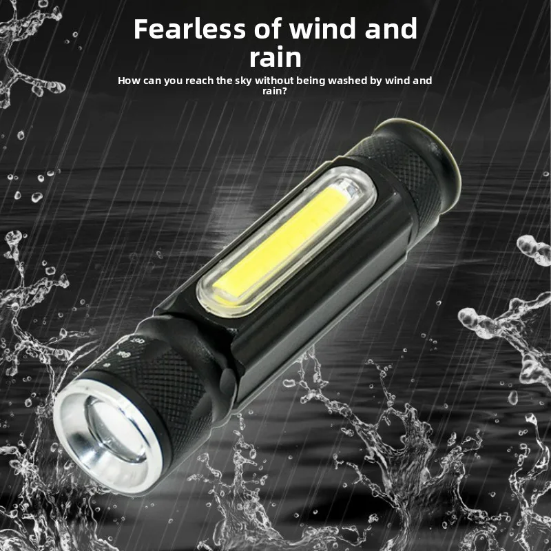 

Алюминиевый сплав T6 COB, фонарик высокой яркости, магнитный рабочий свет, телескопический фокус, долговечная осветительная лампа