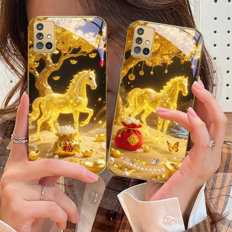 เคสโทรศัพท์มือถือลายม้าทองคำ ส - Phone Cases Horse บทวิจารณ์และราคา