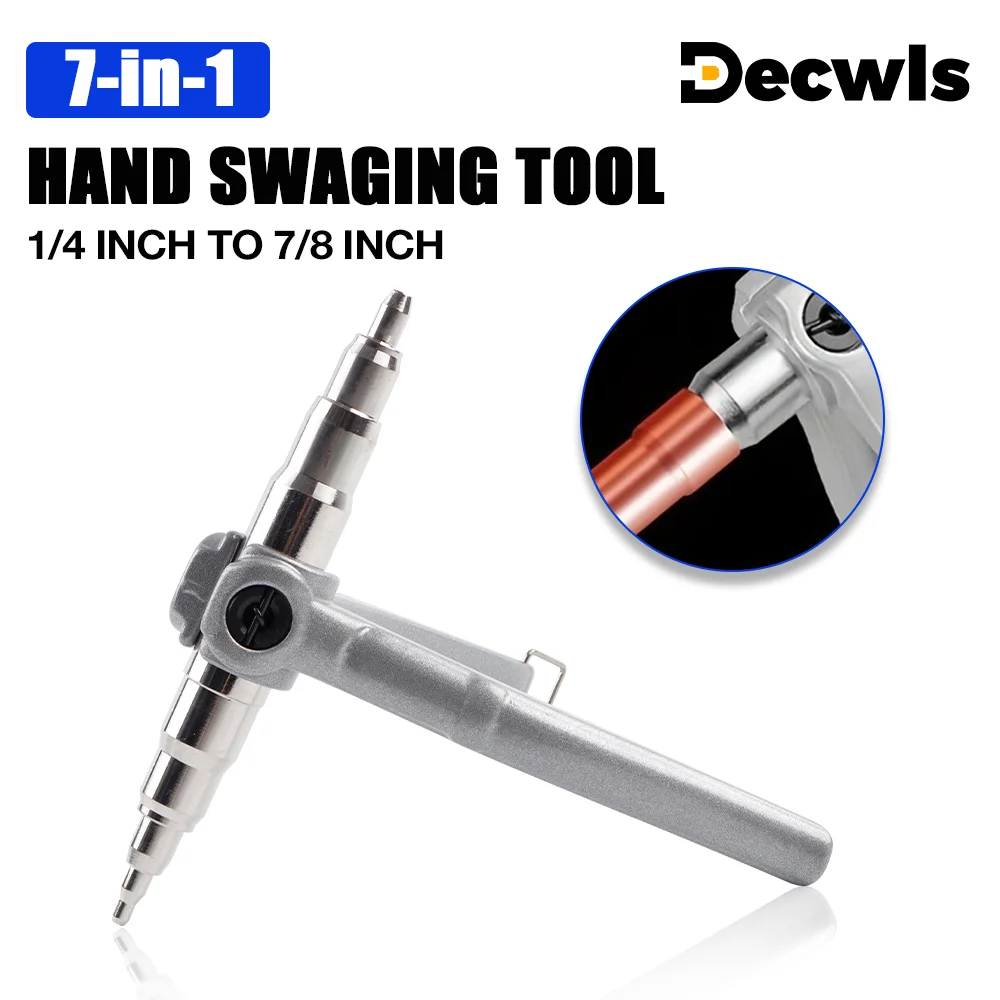 

Copper Pipe Expander, Universal 1/4" To 7/8" Manual Pipe Expanding Tool, Household Pipe Repair Tool, Refrigeration Pipe Expander