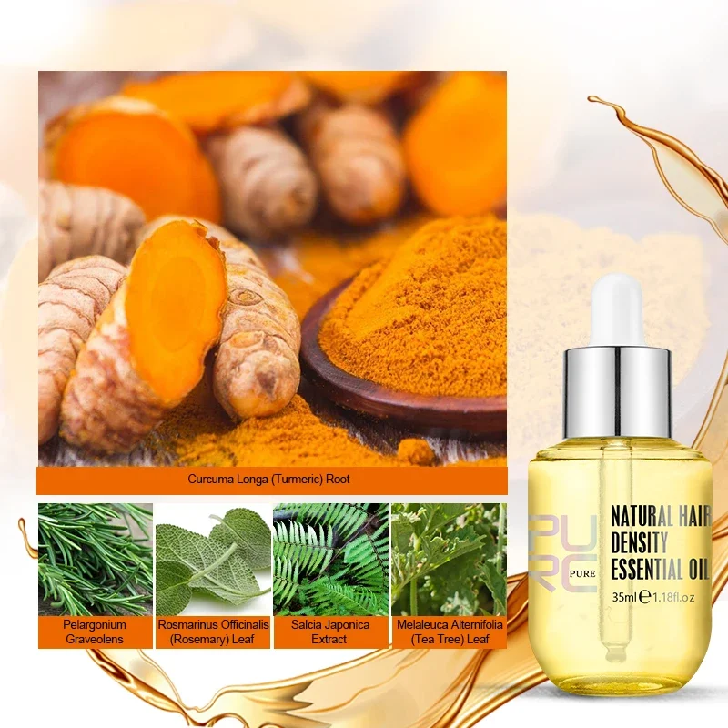 Hair Growth Serum Ginger Extract Prevent Hair Loss Oil Scalp Treatments Fast Growing Hair Care for