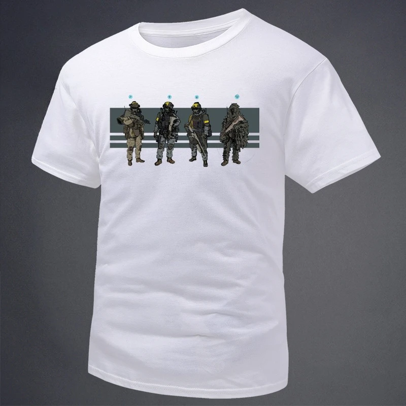 2026 Summer Product - Military Style CONSEC Security Force Alliance - Round-neck Short-sleeved T-shirt - Tough Guy Clothing