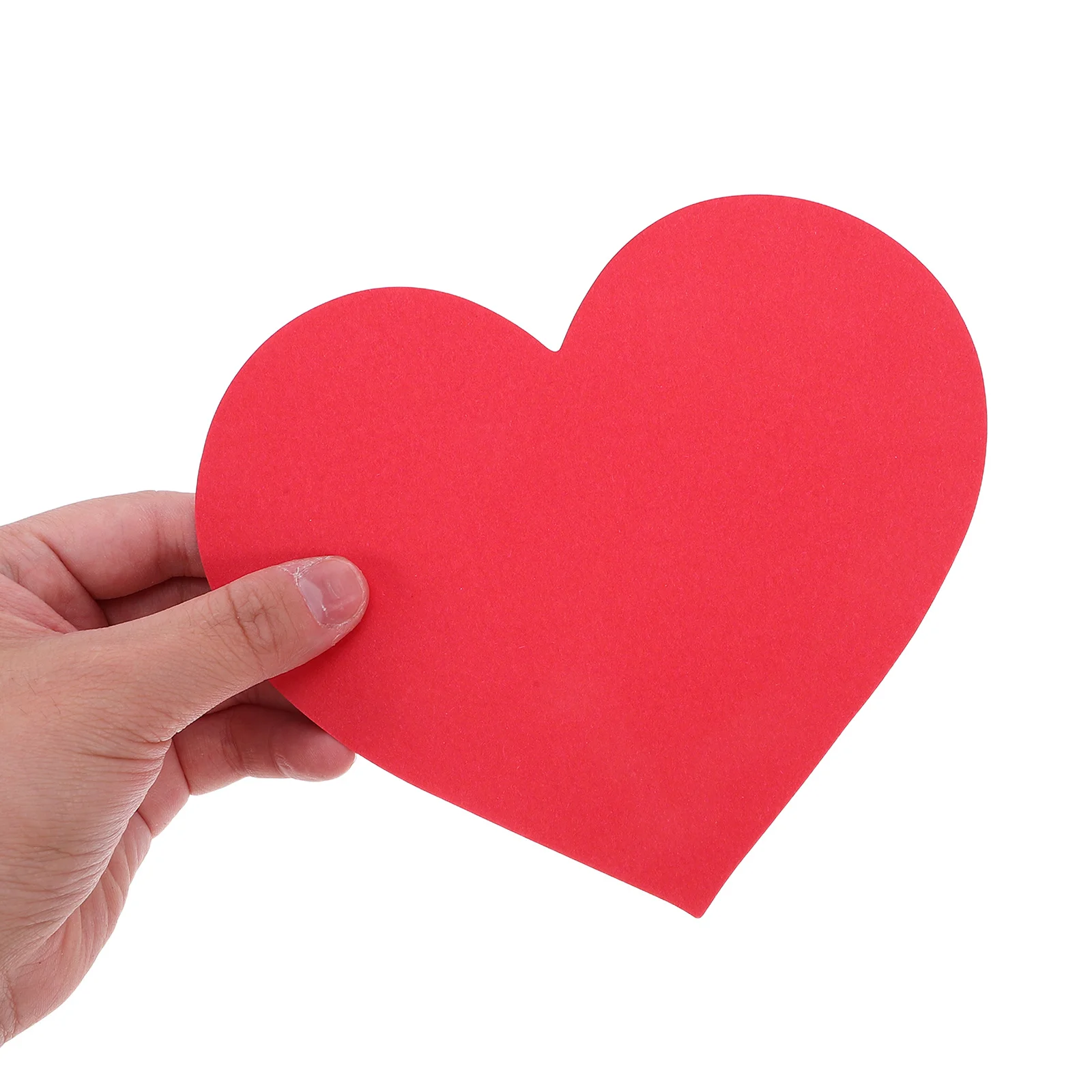 

73Pcs Valentines Heart Cardstock Cutouts 6In Thick DIY Crafts Classroom Decoration Heart Cutout Crafts​