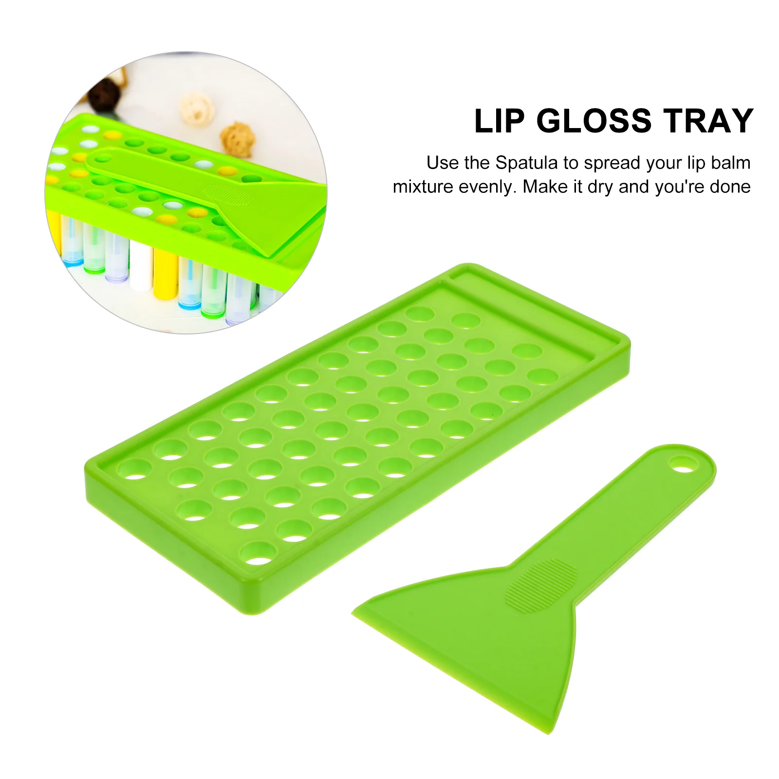 Lipstick Filling Mold DIY Supplies Balm Crafting Kit Tint Spatula Gloss Tray Suite Trays Containers