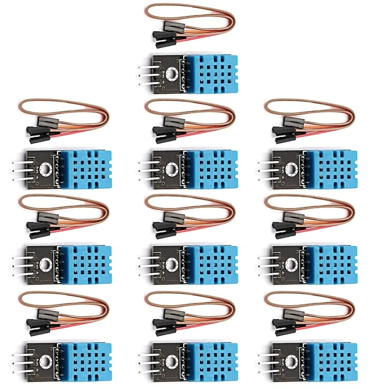 5/10PCS DHT11 Digital Temperature Humidity Sensor Module Board 3.3V-5V 3-Wire High Precision Ultra-low Power Module for Arduino