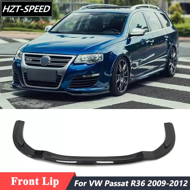 Carbon Fiber Auto Frontschürze Spoiler Lippe Für Volkswagen Passat R36 Auto Body Kit 2009-2012