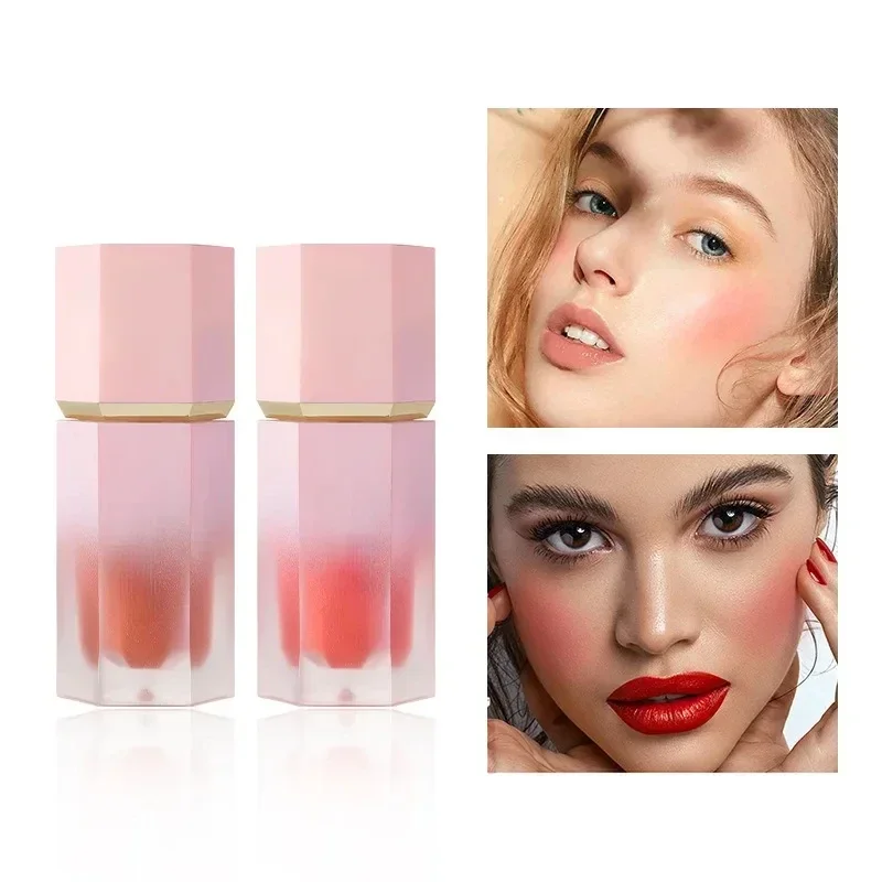 Heallor 8 Kleuren Vloeibare Blush Waterdichte Multi-Purpose Gezichts Voedende Blush Stick Wang Natuurlijke Blusher Schattige Koreaanse Make-Up Fo