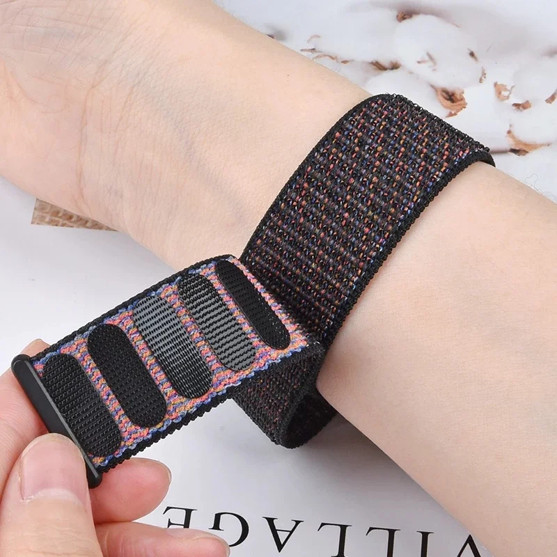 22mm Nylon Loop Strap for Amazfit Balance Smartwatch Replacment Bracelet Sport Watchband Correa for Amazfit Balance Band