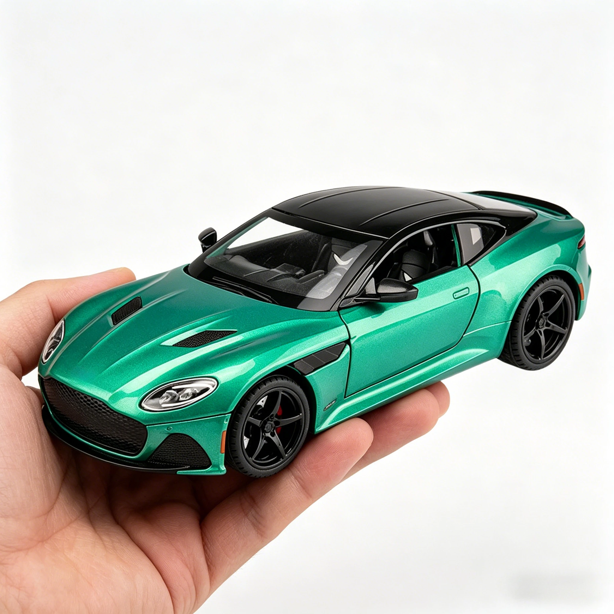 

1:22 DBS Superlaggera Luxury Sports Car Alloy Metal Diecast Car Model Car Central Control Screen Trendy Decorative Gift for Boys