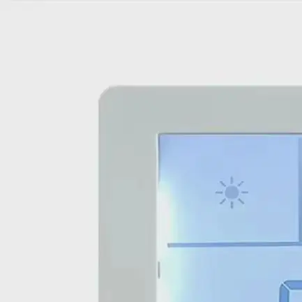 Thermostat Switch Panel for Central AC with Ventilation Support and High Precision Temperature Monitoring Display