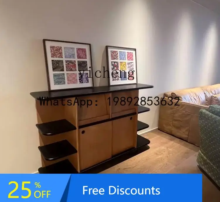 

solid wood storage cabinet, porch cabinet, new shelves, household entry against the wall