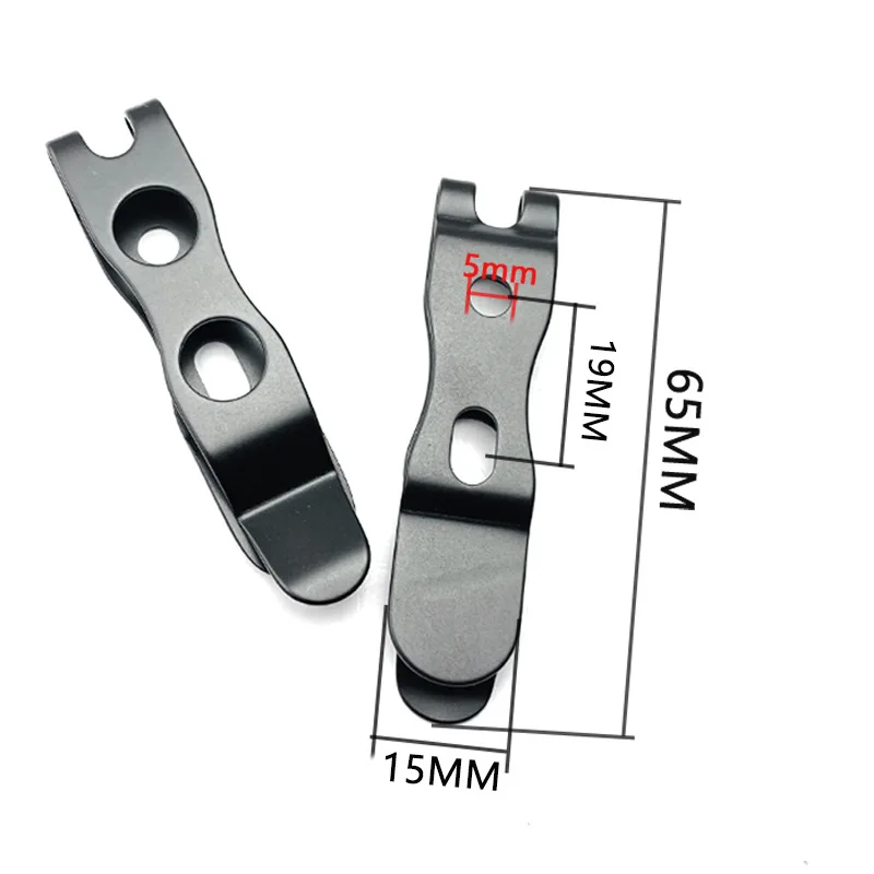 Imagem -02 - Kydex-iwb Suporte Braçadeira Scabbard Peças para Kydex Belt Clip Loop com Parafuso Fits Applications Tool