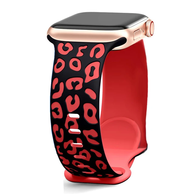 Graviertes Armband für Apple Watch Band 45mm 44mm 46mm 42mm 41mm 40mm 49mm Silikon Correa Armband Serie 11 8 9 10 7 SE 6 5 Ultra