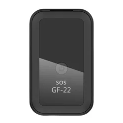 Mini carro GPS Tracker para Auto, pequeno localizador de rastreamento, forte rastreador magnético, GF22, novo