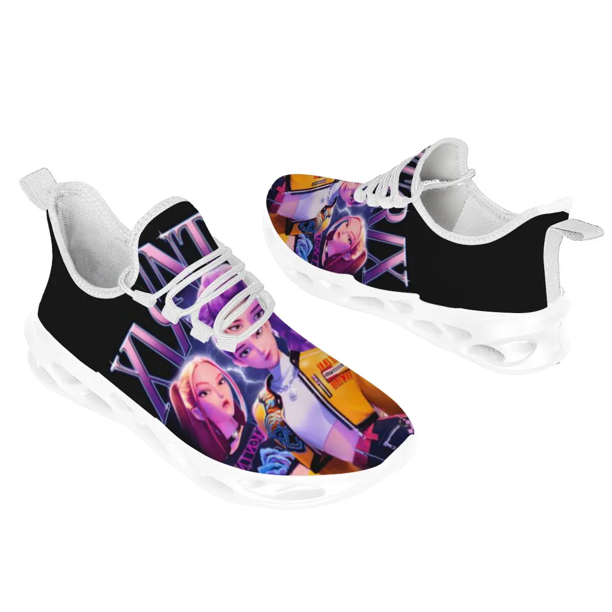 

High Quality Sneakers K/DA Character Print Lightweight Running Shoes for Women Men Casual Outdoor Jogging Shoes Tenis Masculino