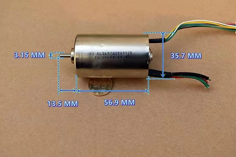 Double ball bearing three-phase eight-wire inner rotor brushless motor DC14.4V power tool motor