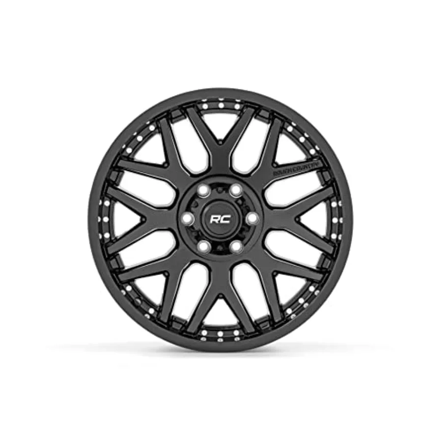 95 Series One-Piece Aluminum Wheel 20x10 6x5.5 Bolt Pattern 25mm Offset for Jeeps Truck SUV