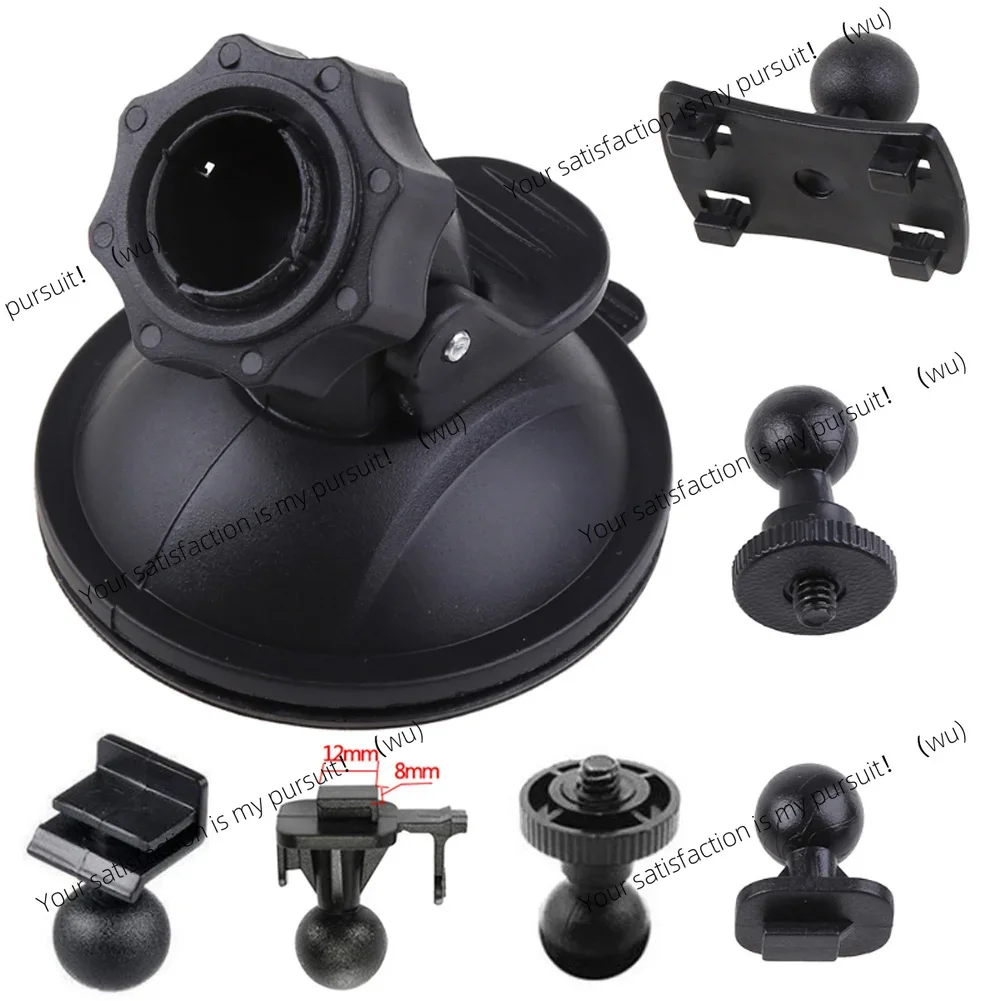 

Driving recorder holder, car suction cup base, car video recorder with 6 adapters